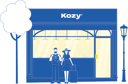 KOZY - Façade Bosquet