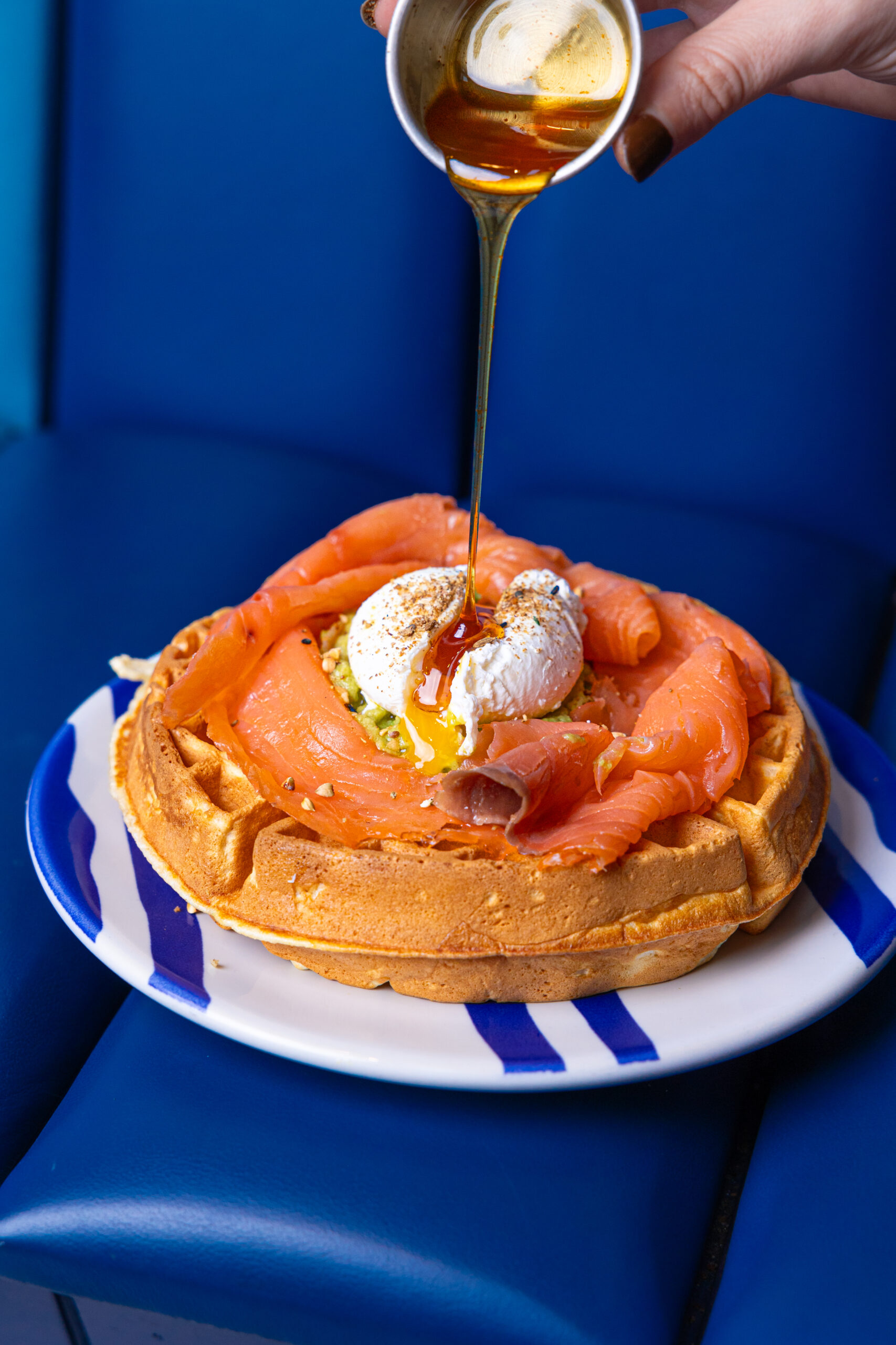 KOZY - Gaufres - Gaufre Avocat & Saumon Fumé