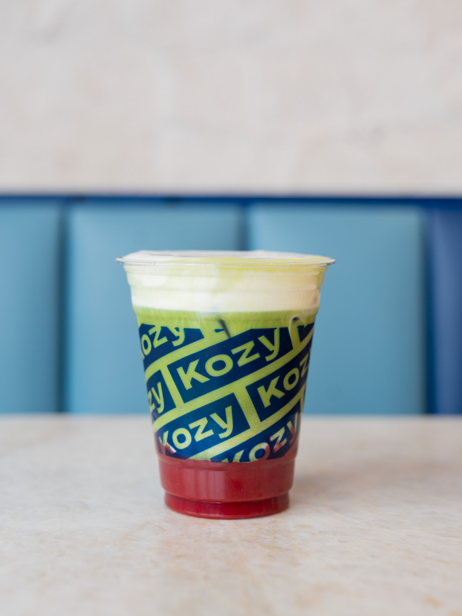 KOZY - Cold foam - Cold Foam Matcha Latte Raspberry