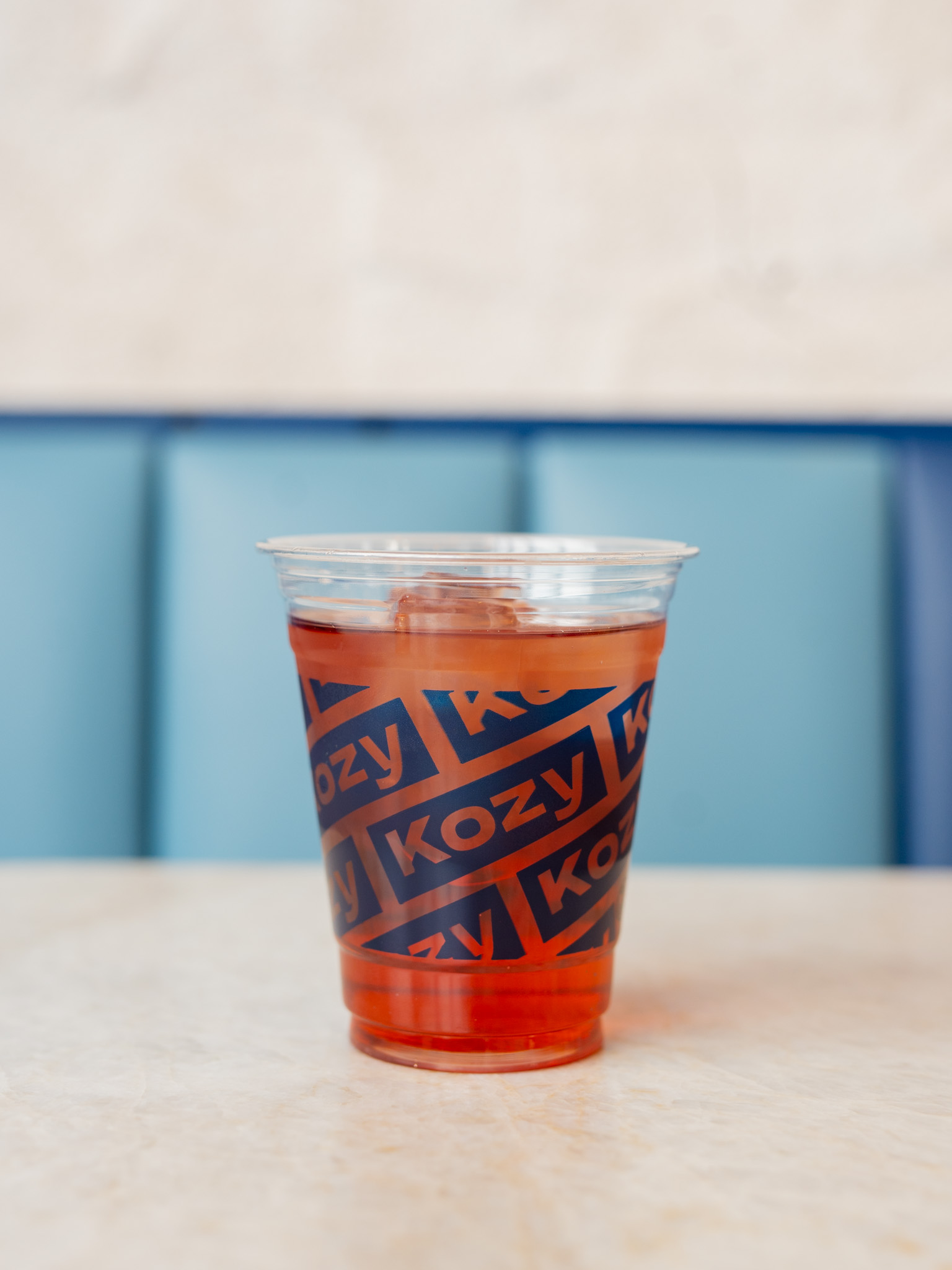 KOZY - Shaken iced teas - Hibiscus Cooler Peach